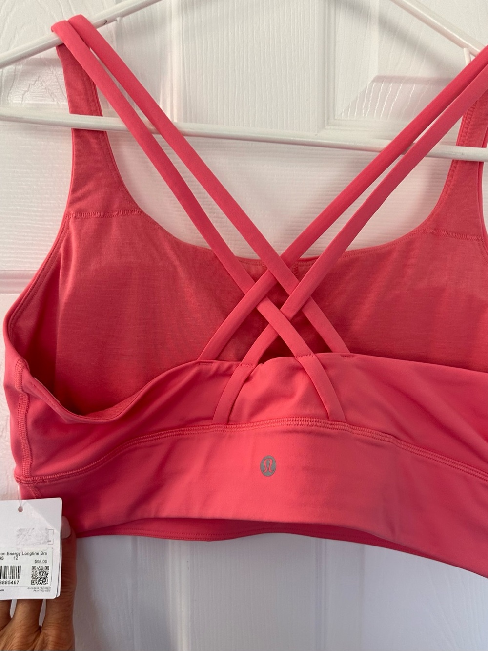 lululemon athletica Energy Longline Bra - Coral- 12 NWT - Picture 4 of 7